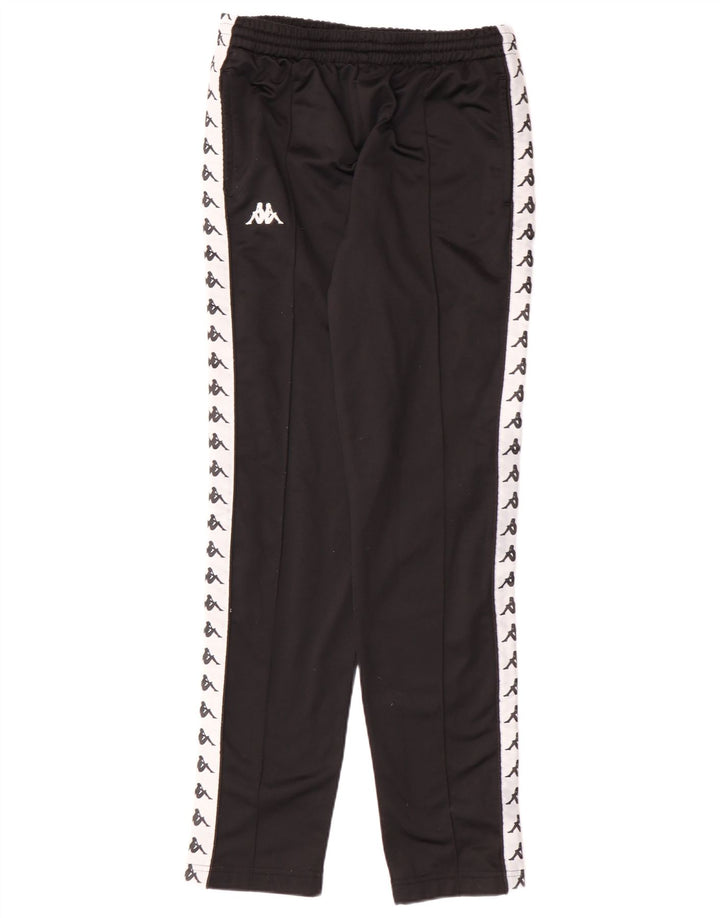 Kappa Chándal completo gráfico para mujer UK 10 Small Black Colourblock