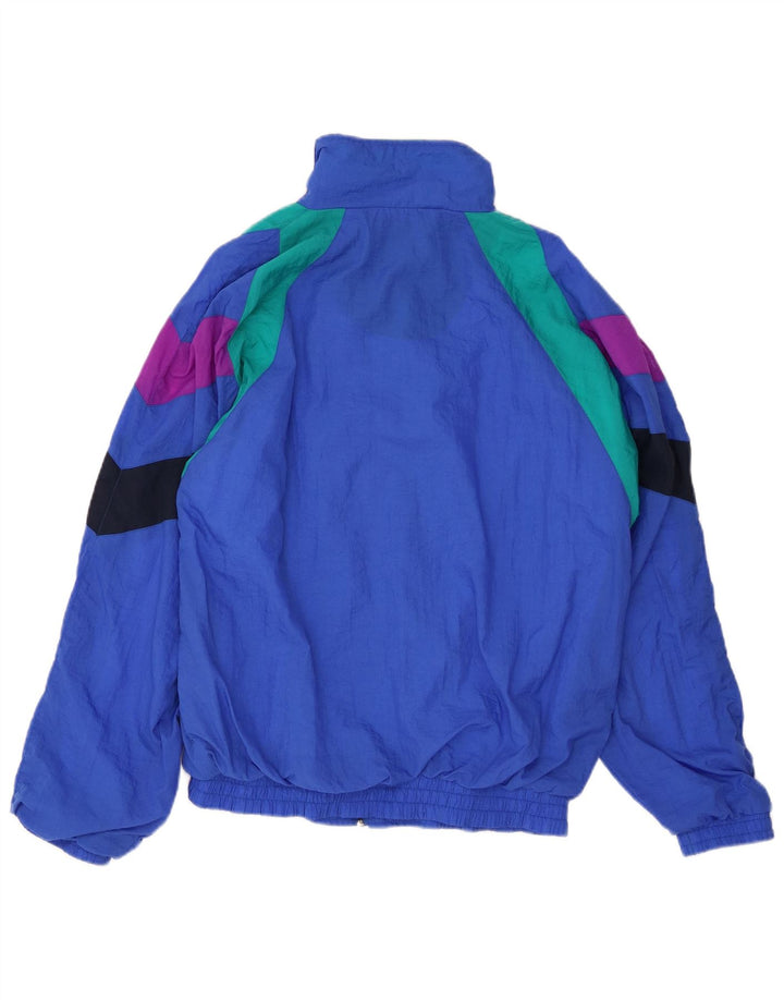 ACTIVE Hombre Chaqueta de chándal color block azul medio Poliéster