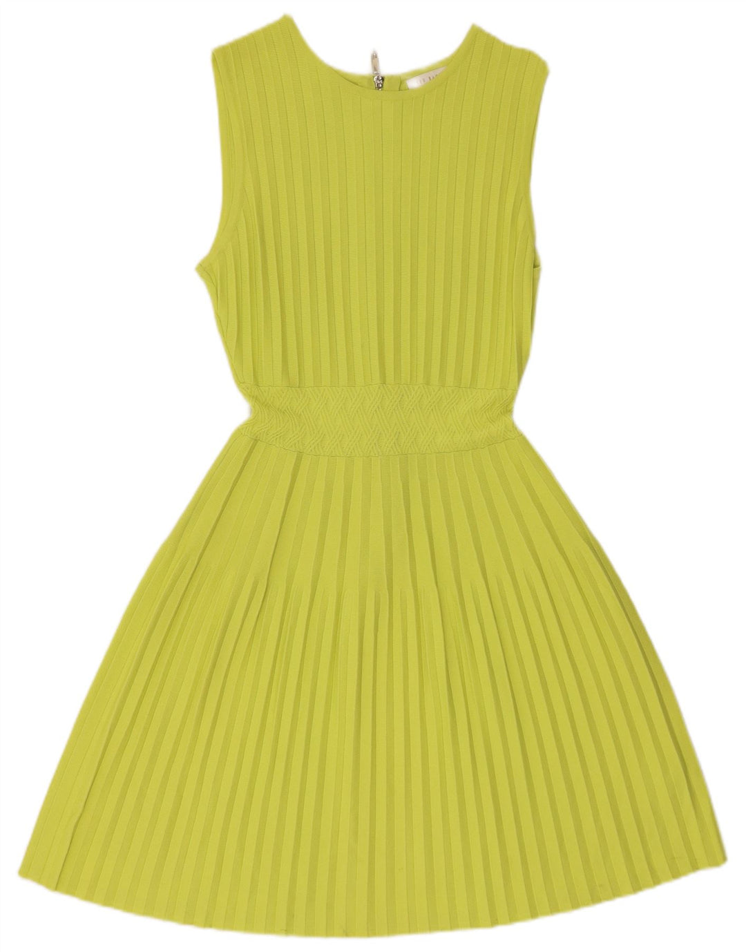 TED BAKER Vestido tipo jersey sin mangas para mujer Talla 2 Pequeña Viscosa verde