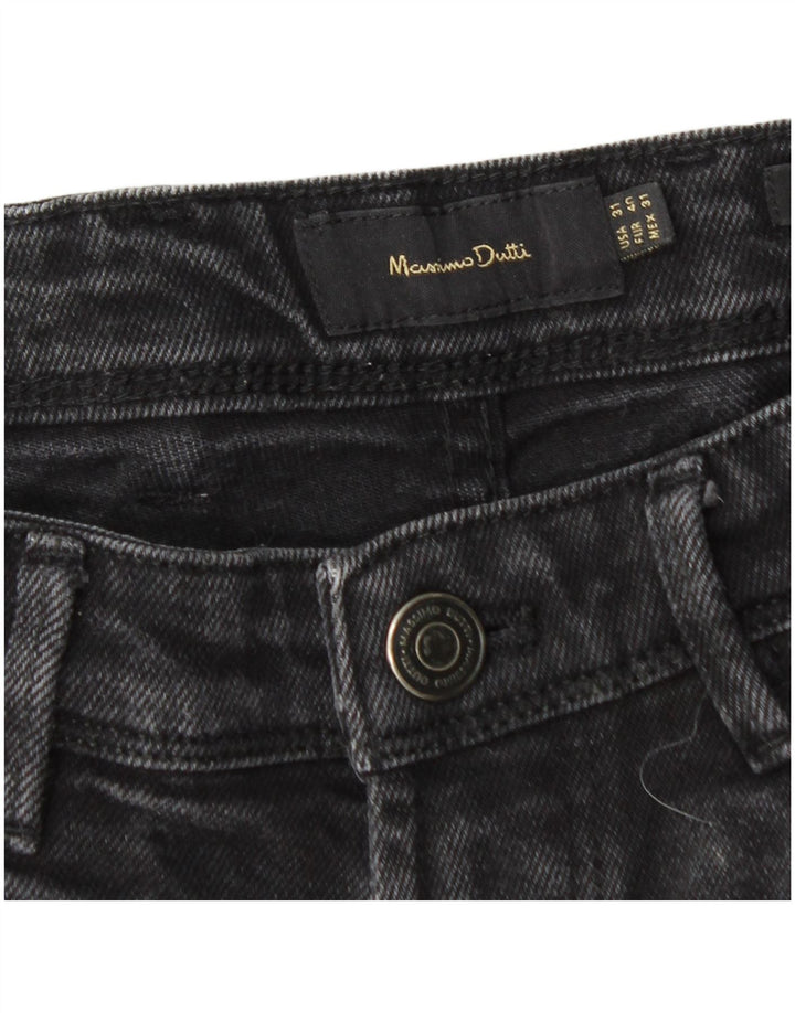 Massimo Dutti Vaqueros Slim Hombre EU 40 Medium W31 L28 Negro