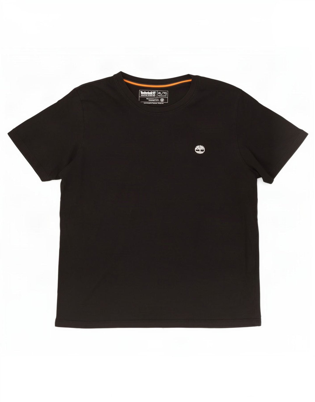 Timberland Camiseta Regular Fit Mujer Top XL Algodón Negro
