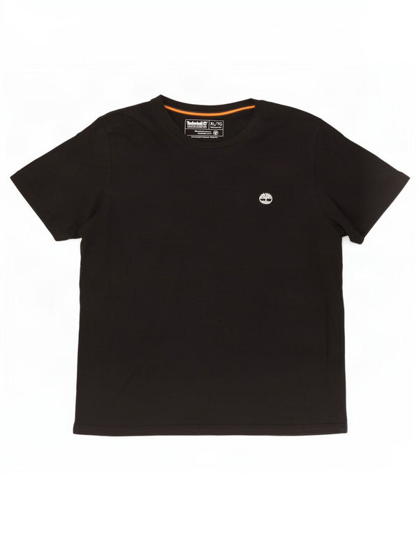 Timberland Camiseta Regular Fit Mujer Top XL Algodón Negro