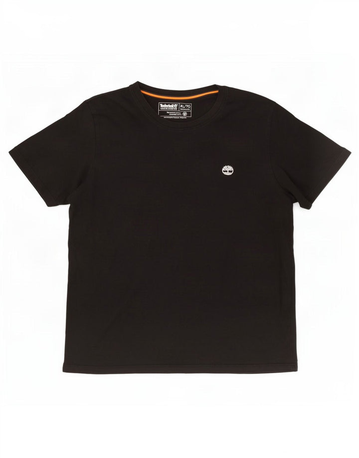 Timberland Camiseta Regular Fit Mujer Top XL Algodón Negro