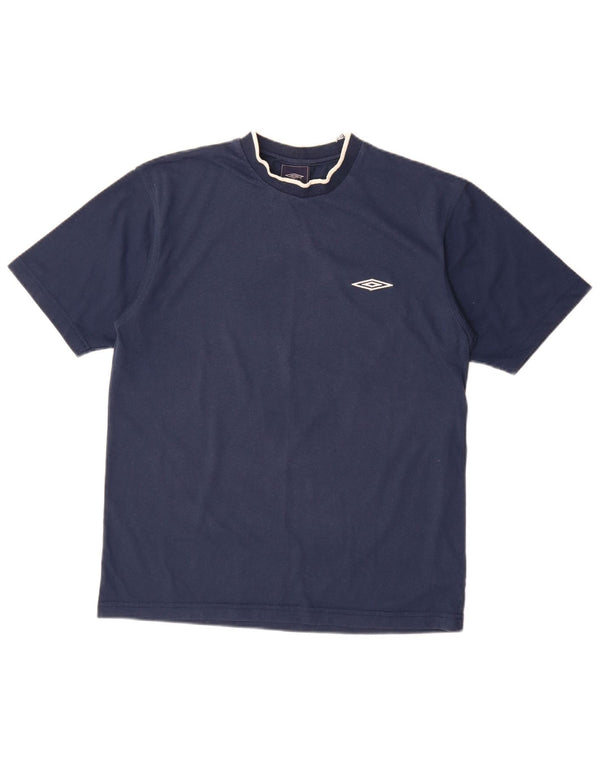 Camiseta Umbro Hombre Top Medium Azul Marino Poliéster