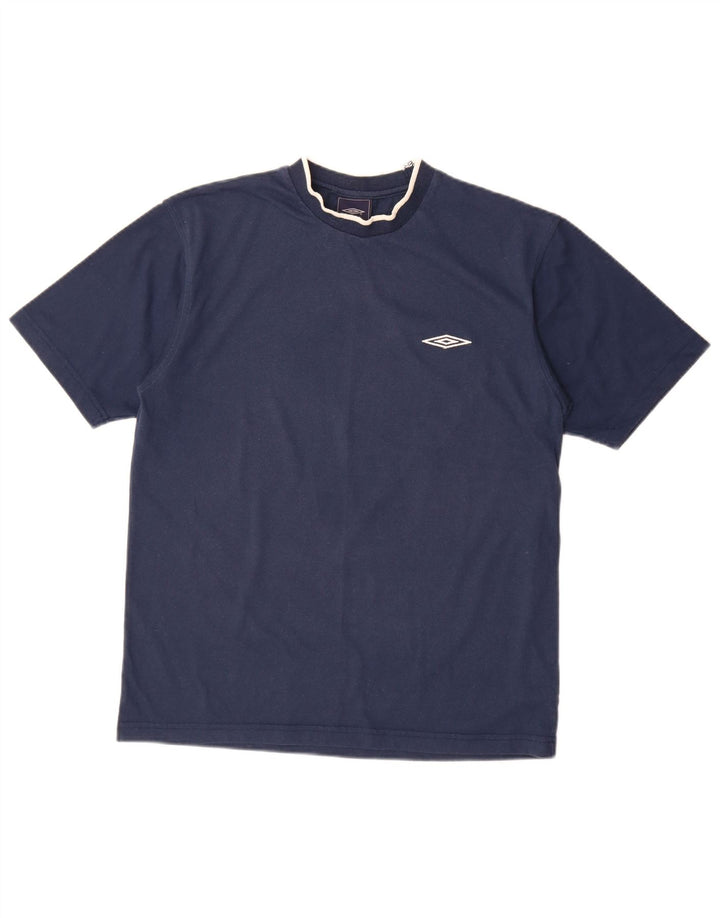 Camiseta Umbro Hombre Top Medium Azul Marino Poliéster