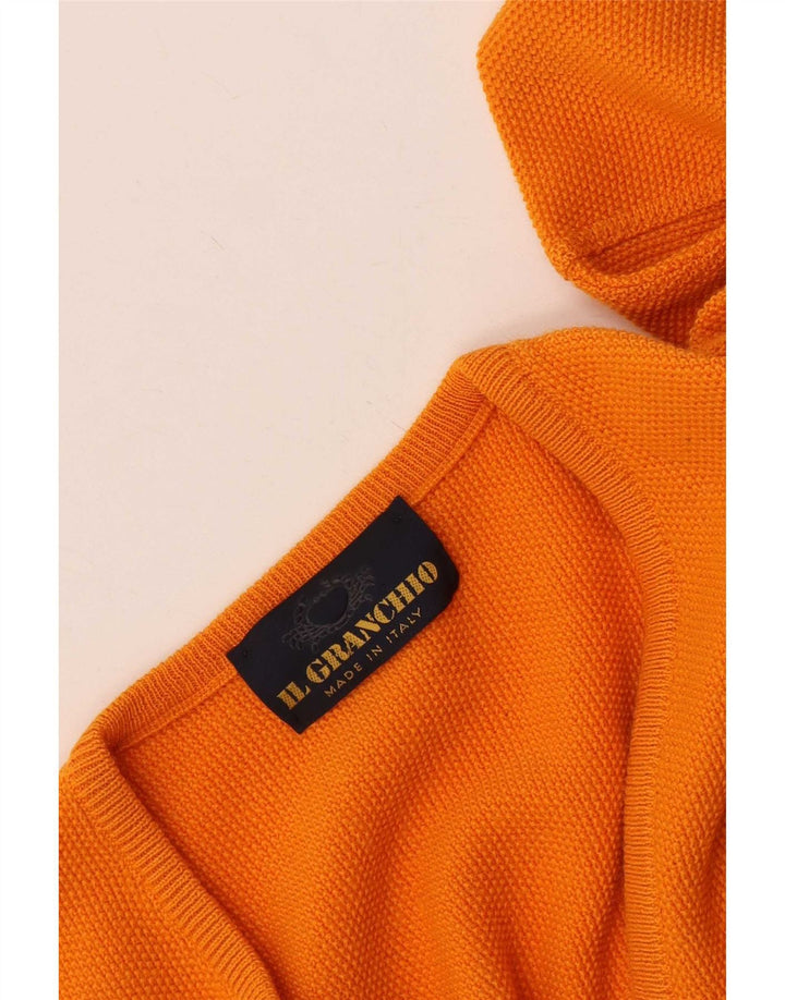 Il Granchio Jersey Con Cuello De Pico Naranja Medio |