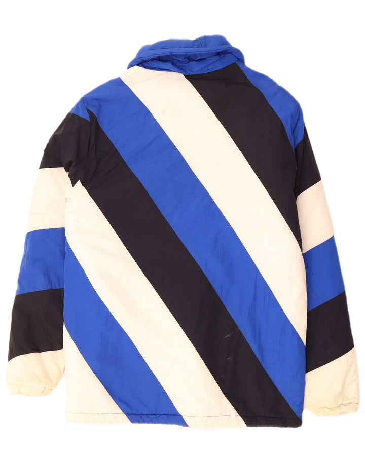 Ellesse Chaqueta acolchada para hombre ES 38 Poliéster color block azul medio