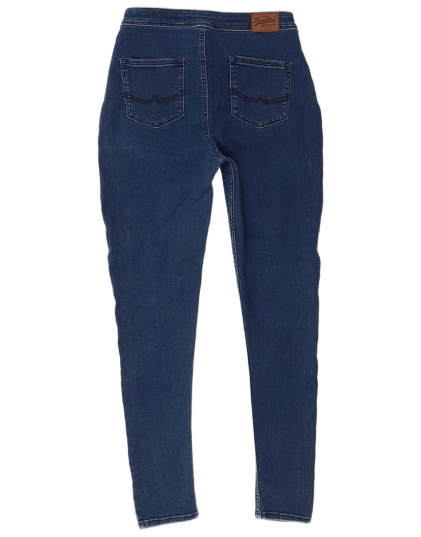 Superdry Mujer Evie Jegging Skinny Jeans W30 L30 Algodón Azul