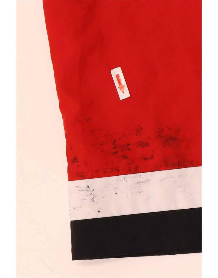 Adidas Hombre TSV Loccum Chándal Top Chaqueta Pequeña Rojo Colorblock Poliéster