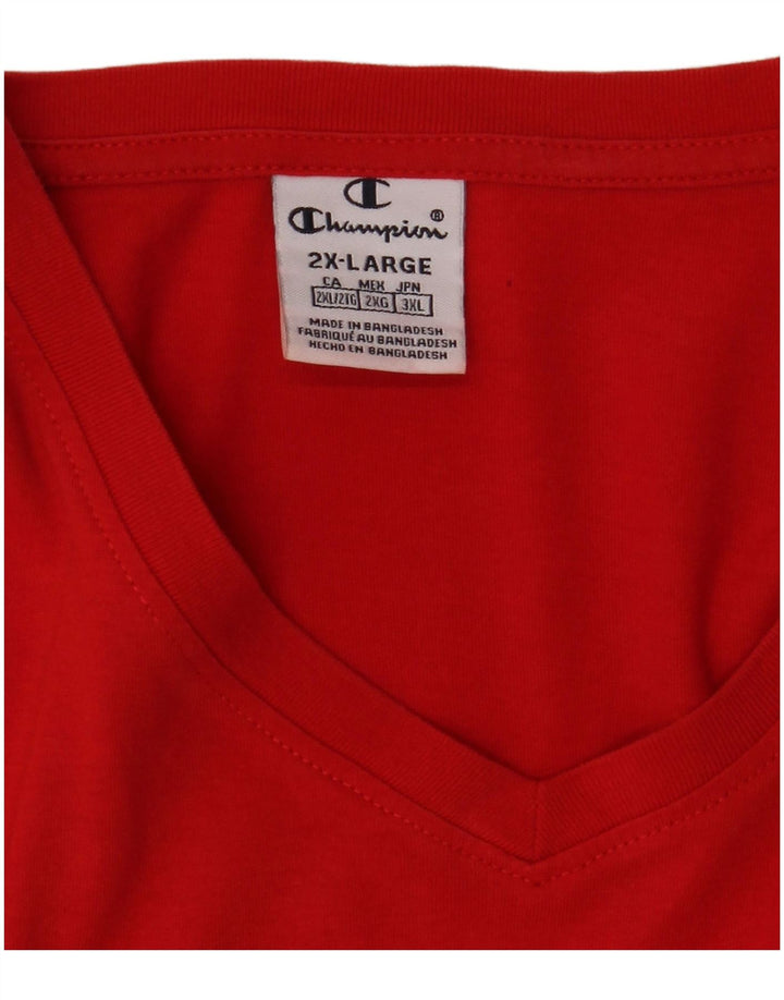 CHAMPION Camiseta para mujer Top UK 20 2XL Rojo