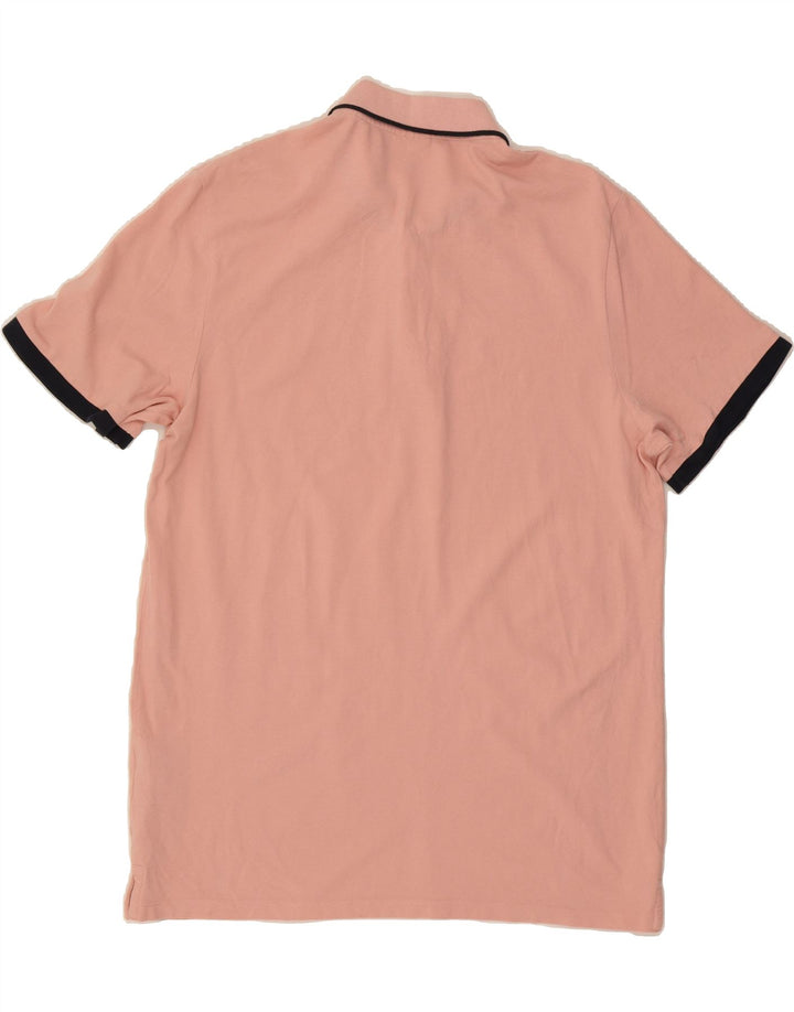JACK & JONES Mens Polo Shirt 2XL Pink Cotton Vintage Jack & Jones and Second-Hand Jack & Jones from Messina Hembry 