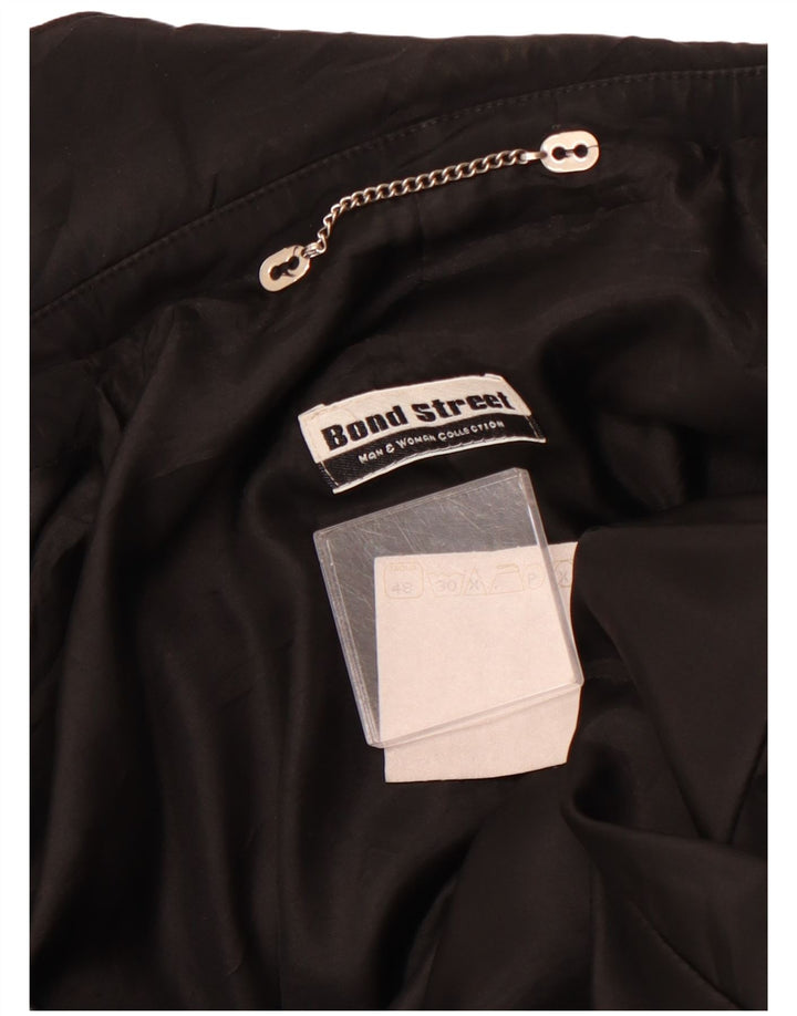 BOND STREET Chaqueta tipo blazer larga para mujer IT 48 XL Poliéster negro