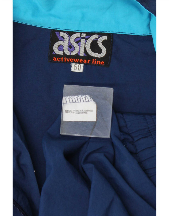 Oasis Hombre Chaqueta De Chándal Con Gráfico IT 50 Medium Blue Polyamide