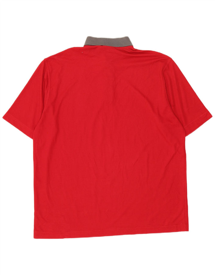 AUSTRALIAN L'ALPINA Polo para hombre IT 56 XL Rojo Colorblock