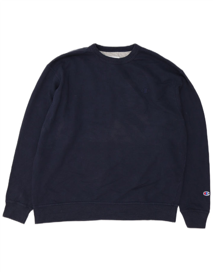 CHAMPION Sudadera Hombre Jumper XL Azul Marino Algodón