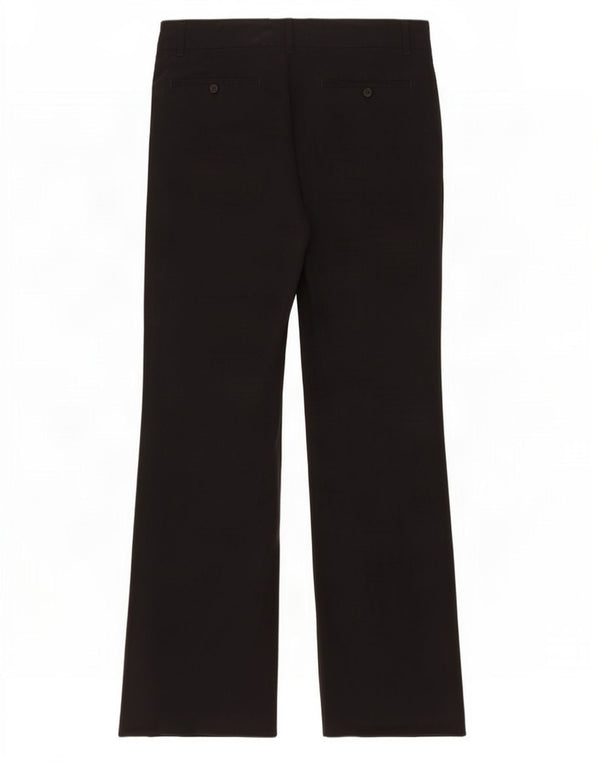 Calvin Klein Pantalones de traje con corte de bota para mujer US 12 Large W30 L32 Negro
