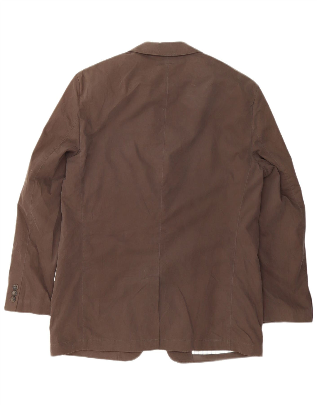Marks & Spencer Chaqueta tipo blazer de 2 botones para hombre UK 38 Algodón marrón medio