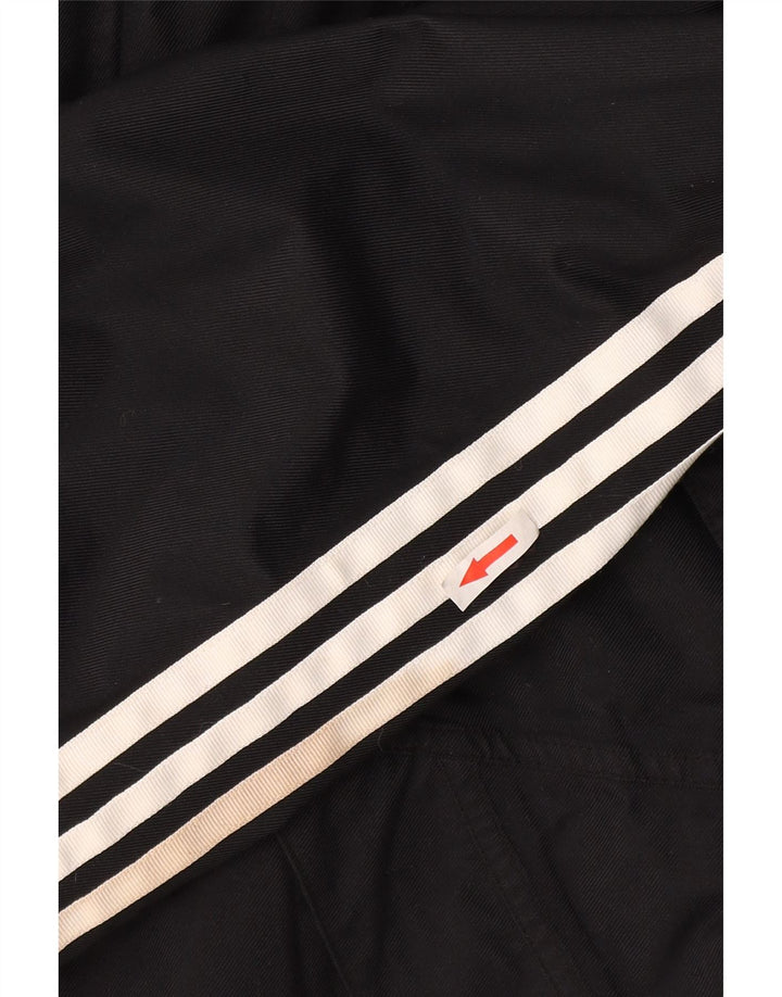 Adidas - Chaqueta impermeable con capucha Climashell para hombre, talla 44/46, poliamida negra grande