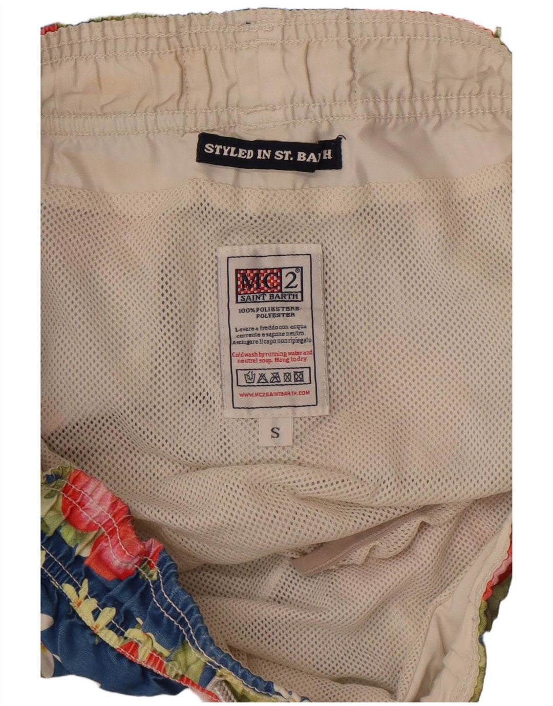 Bañador Hombre Saint Barth Small Azul Floral Poliéster