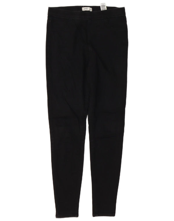 Marks & Spencer Jeans Jegging para Mujer UK 10 Small W28 L29 Algodón Negro