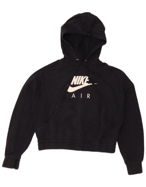 Nike - Sudadera con capucha para mujer, talla grande, color negro, algodón