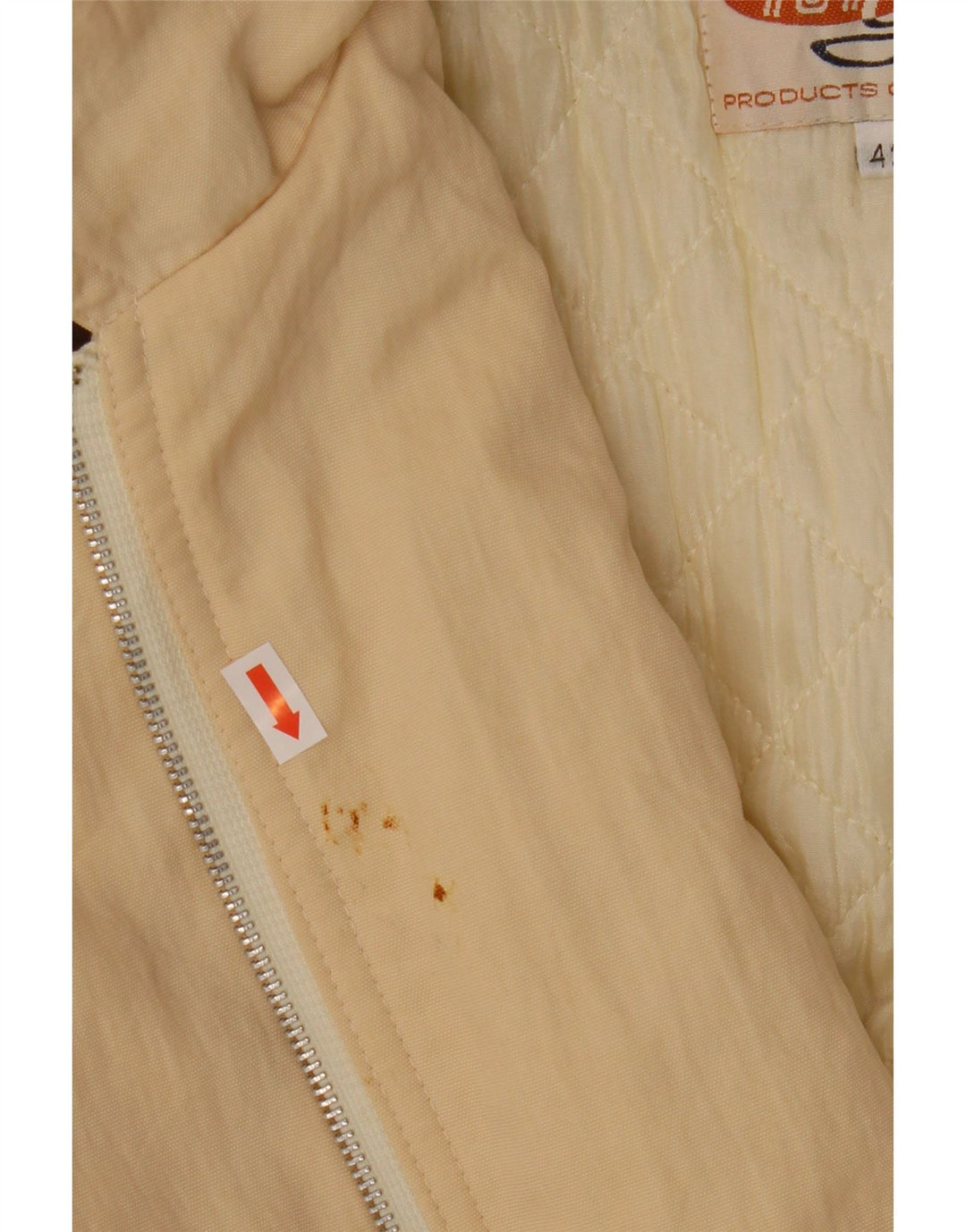 Chaqueta Parka con capucha vintage para mujer IT 42 Beige medio