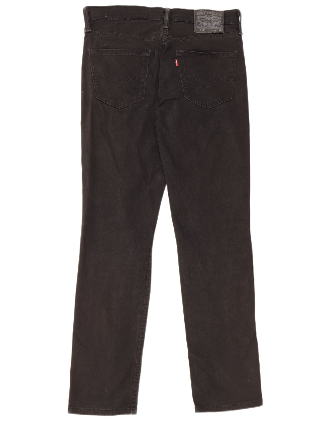 LEVI'S Vaqueros Slim 511 para Mujer W32 L32 Algodón Negro