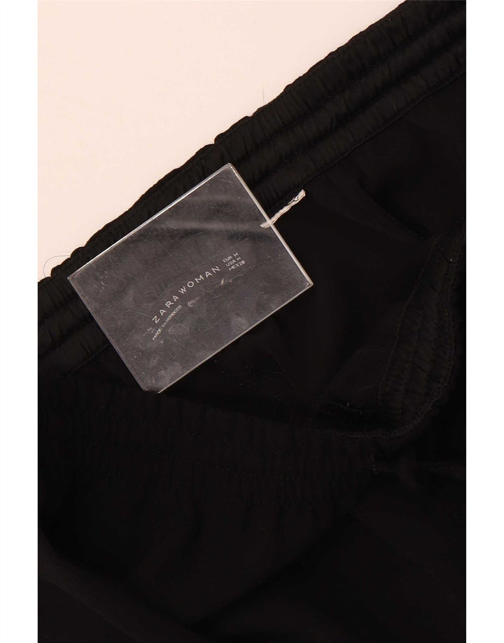 Zara Mujer Pantalones Cortos Bootcut Medianos W28 L24 Negro