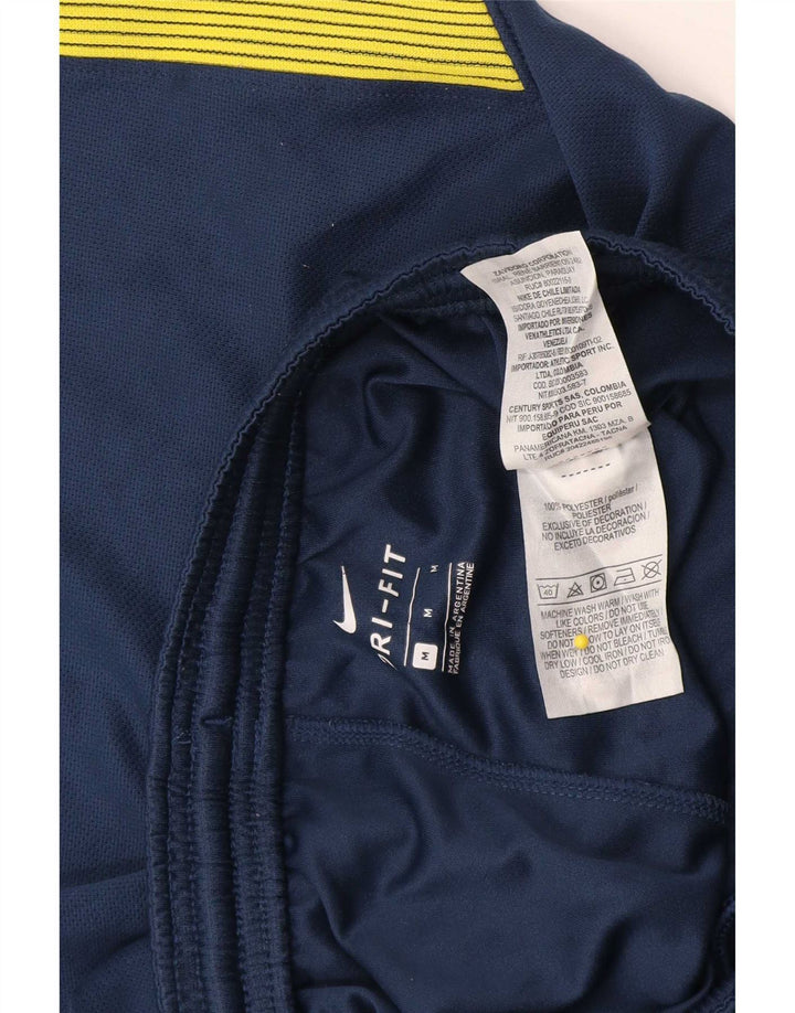 Pantalones cortos deportivos Nike Boca Juniors para hombre Azul marino medio Poliéster con bloques de color