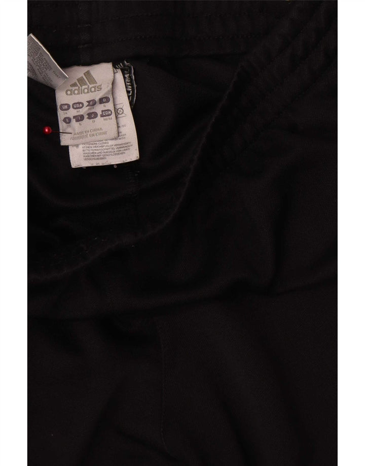 Adidas Hombre Climalite Chándal Pantalones Joggers Grande Negro Poliéster