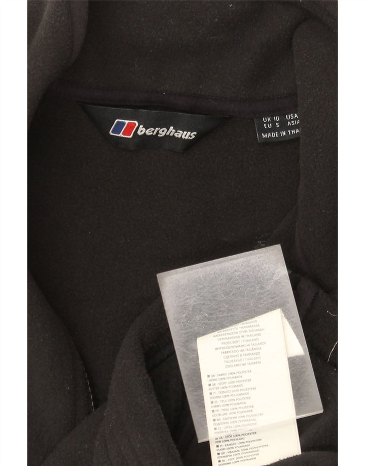 Berghaus Chaqueta polar con forro para mujer UK 10 Small Poliéster negro