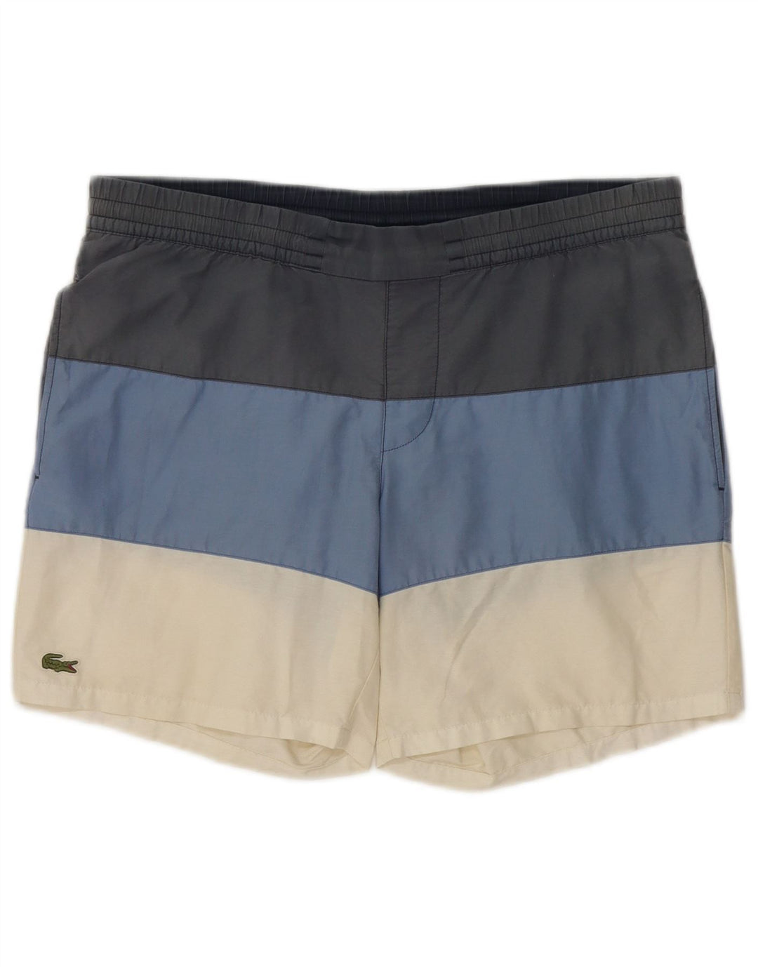 Bañador Lacoste Hombre De Algodón Color Block Mediano Multicolor