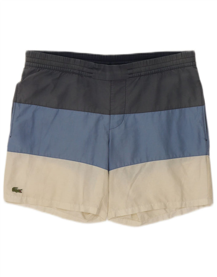 Bañador Lacoste Hombre De Algodón Color Block Mediano Multicolor