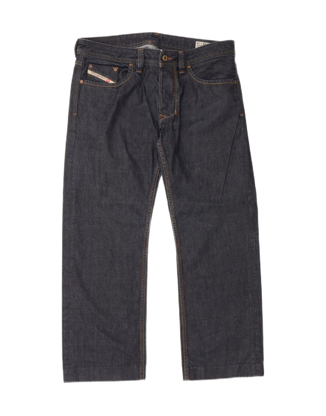 Diesel Vaqueros Rectos Para Hombre W32 L27 Algodón Azul Marino