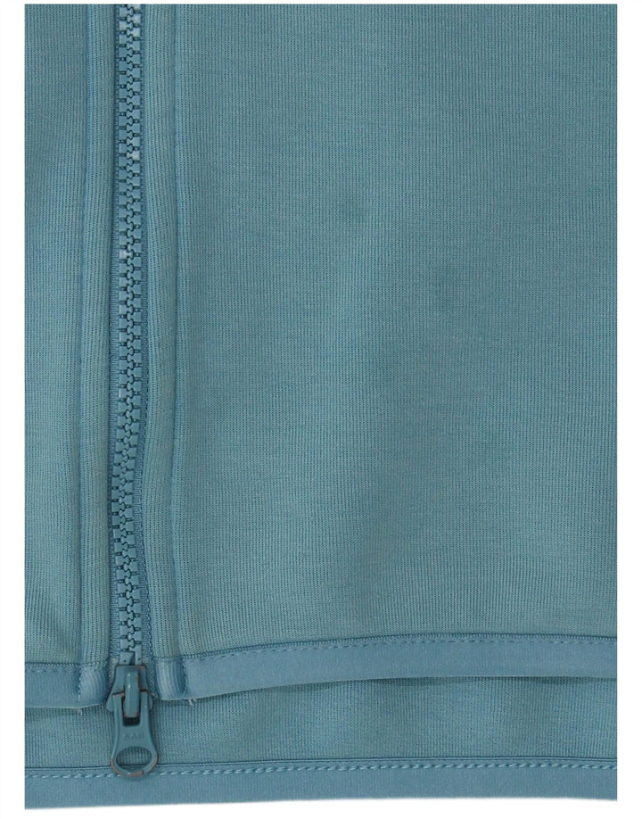 Nike - Sudadera con capucha y cremallera para hombre, talla grande, algodón azul