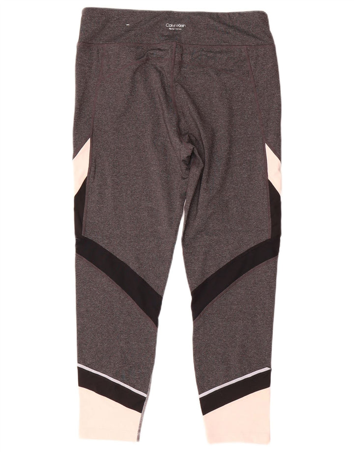 Calvin Klein Leggings para mujer Reino Unido 46 Grande Gris Colorblock