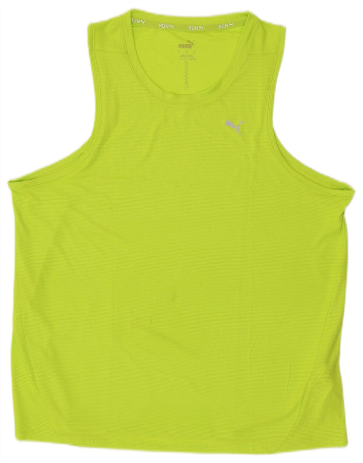 Puma Hombre Chaleco Top XL Verde Poliéster