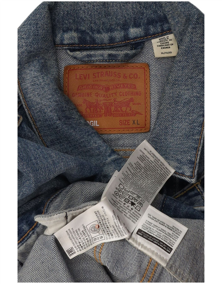 Levi's Chaqueta vaquera para hombre UK 42 XL Algodón azul