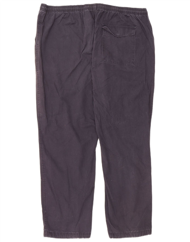 Marks & Spencer Pantalones chinos regulares para hombre W39 L29 Algodón azul marino