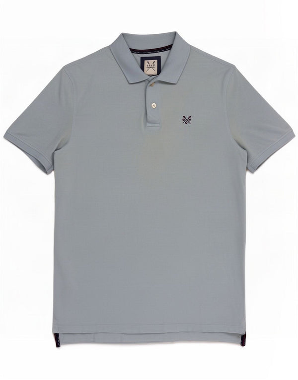Crew Clothing Polo para hombre de algodón azul grande
