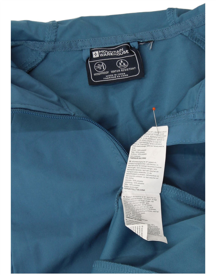 MOUNTAIN WAREHOUSE Chaqueta impermeable con capucha para mujer UK 6 XS Poliéster azul