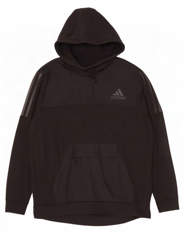 Adidas Hombre Sudadera con capucha Jumper XL Negro Algodón
