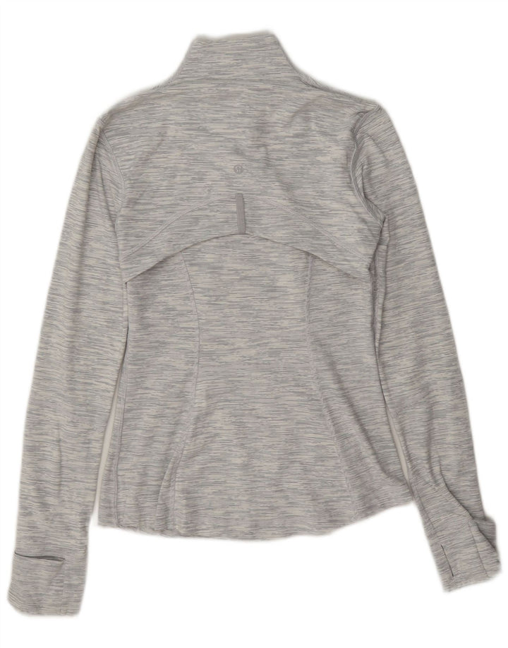 Lululemon - Chaqueta de chándal para mujer, talla 6, color gris medio moteado