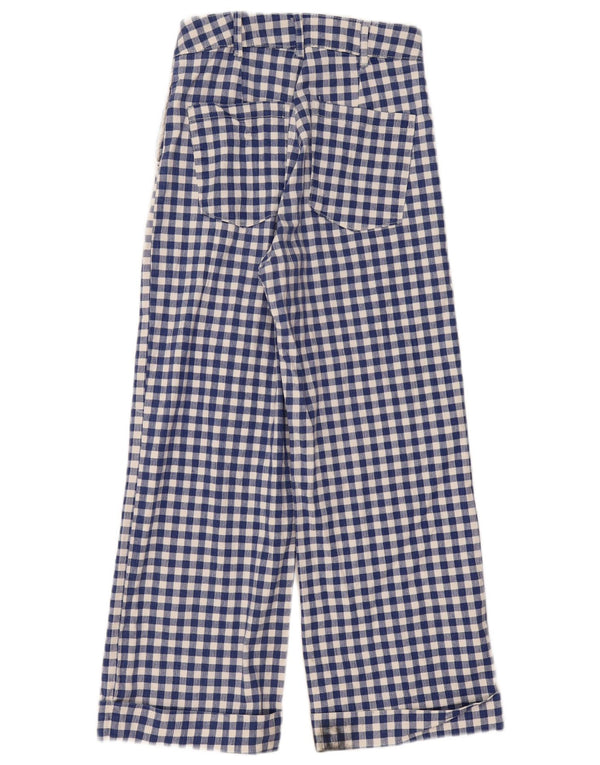 Pantalón Chino Regular Bootcut Para Mujer Scotch & Soda W26 L26 Cuadros Azules