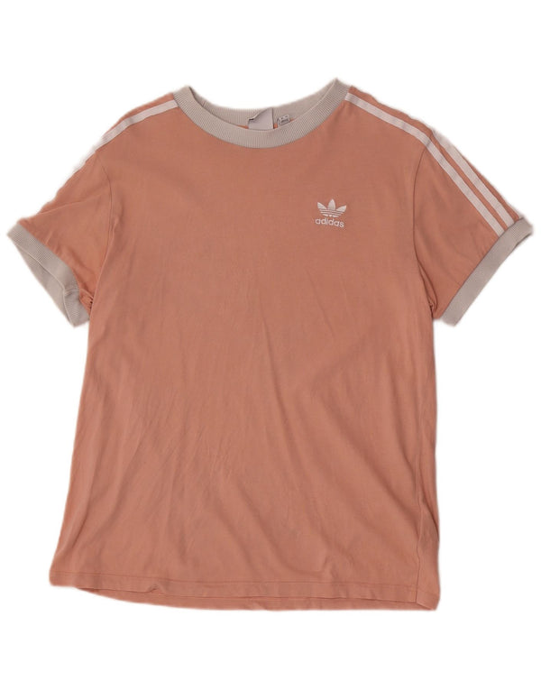 Adidas Camiseta para mujer Top UK 10 Small Pink Cotton