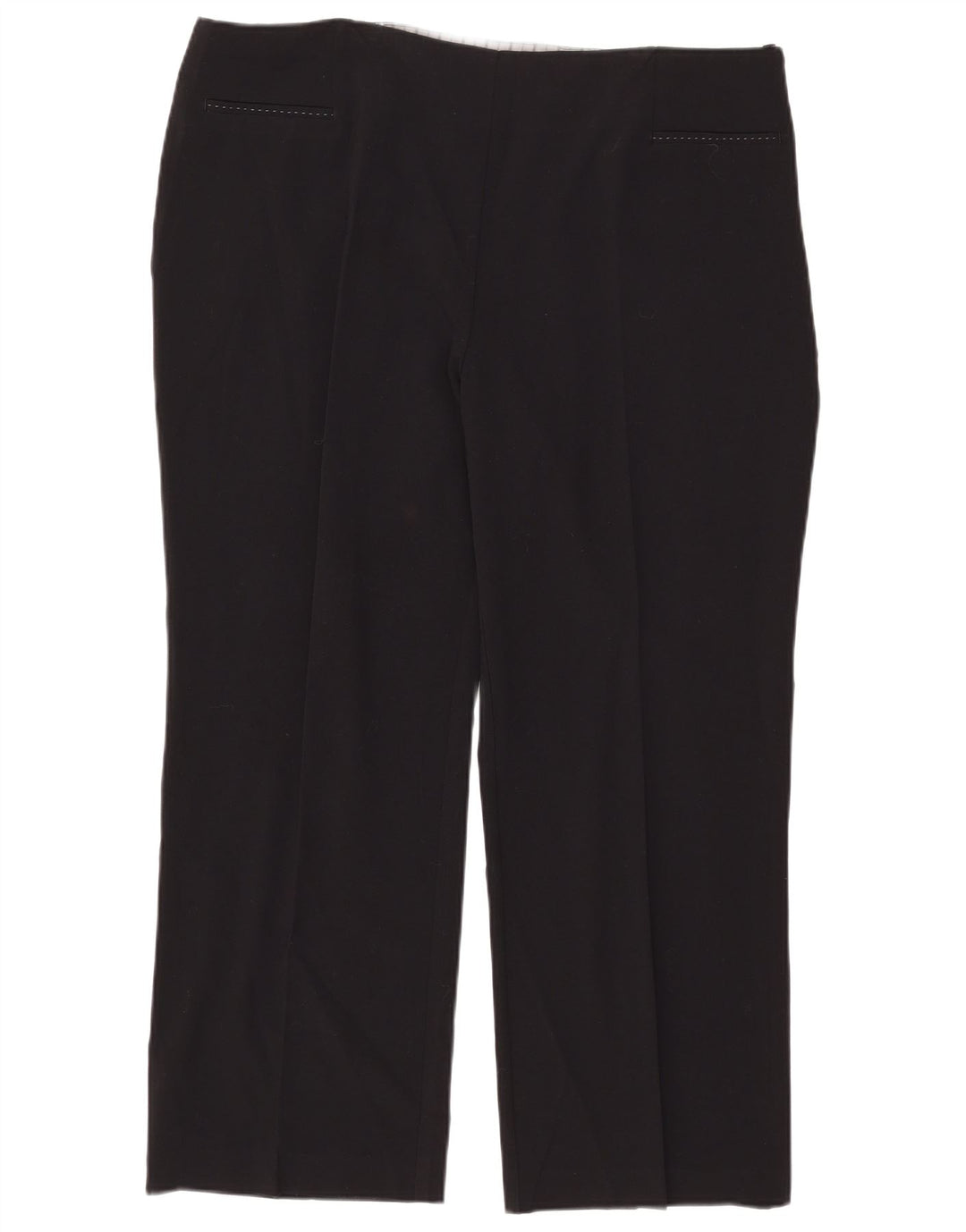 Marks & Spencer Pantalones Casuales Rectos para Mujer W40 L27 Negro