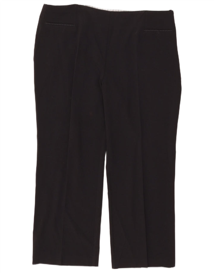 Marks & Spencer Pantalones Casuales Rectos para Mujer W40 L27 Negro