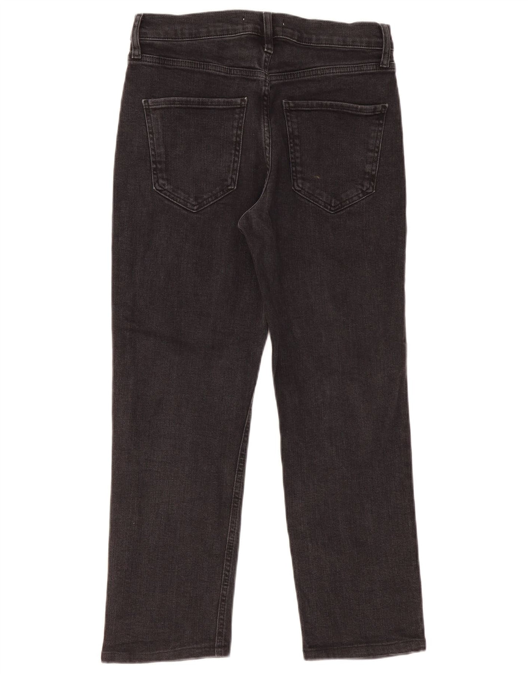 Zara Jeans Cortos Mujer EU 40 Mediano W30 L26 Negro
