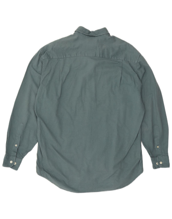 THINK PINK Camisa para hombre Talla 39 15 1/2 Algodón verde medio