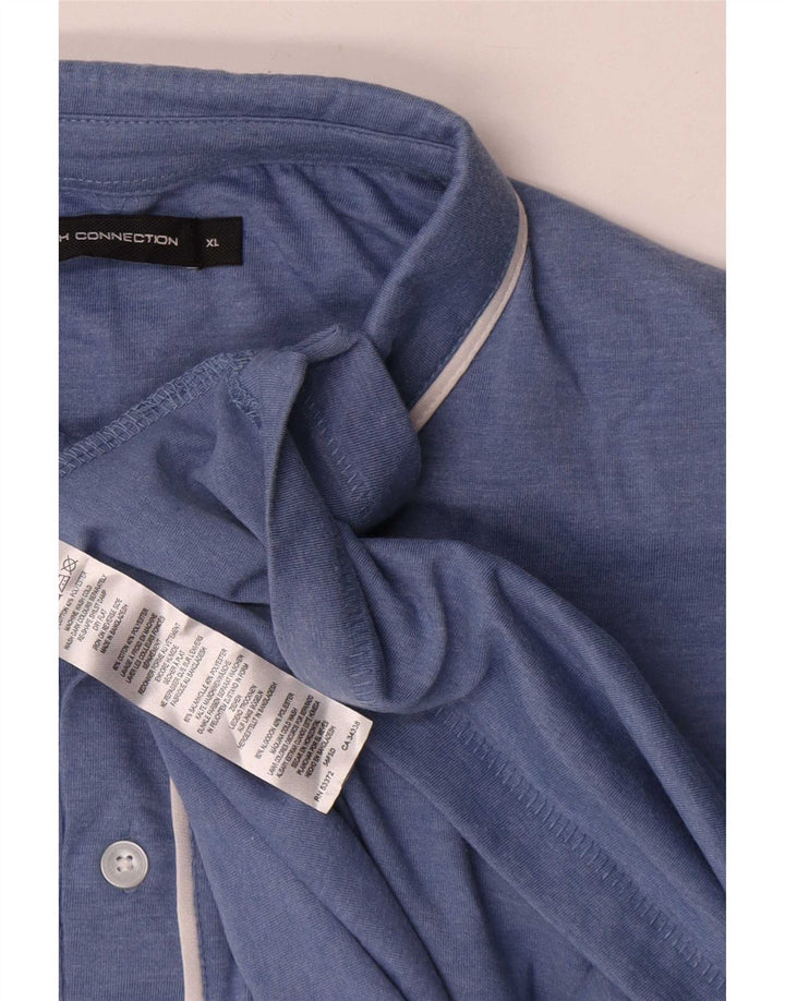 French Connection Polo Hombre XL Algodón Azul